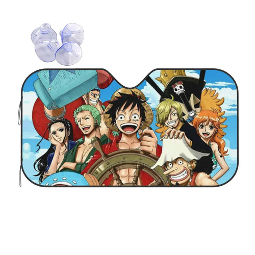 Osłona przeciwsłoneczna do samochodu One Piece – nawigacja Thousand Sunny