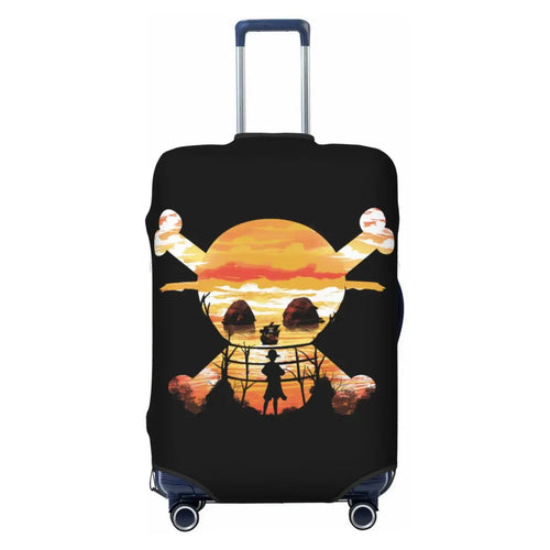 Pokrowiec na walizkę One Piece – Jolly Roger z czaszką i skrzyżowanymi kośćmi