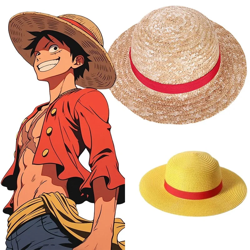 Słomkowy kapelusz One Piece - Monkey D. Luffy (Klasyczny ze sznurkiem)
