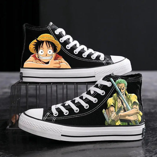 Buty sportowe One Piece – Zoro czarny portret