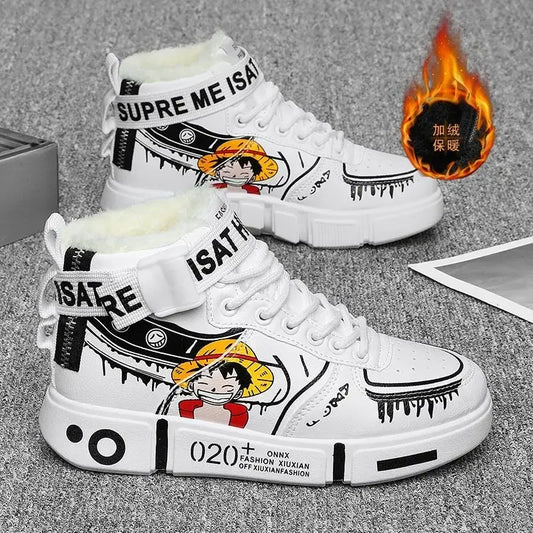Buty sportowe One Piece – biały streetwear z Zoro