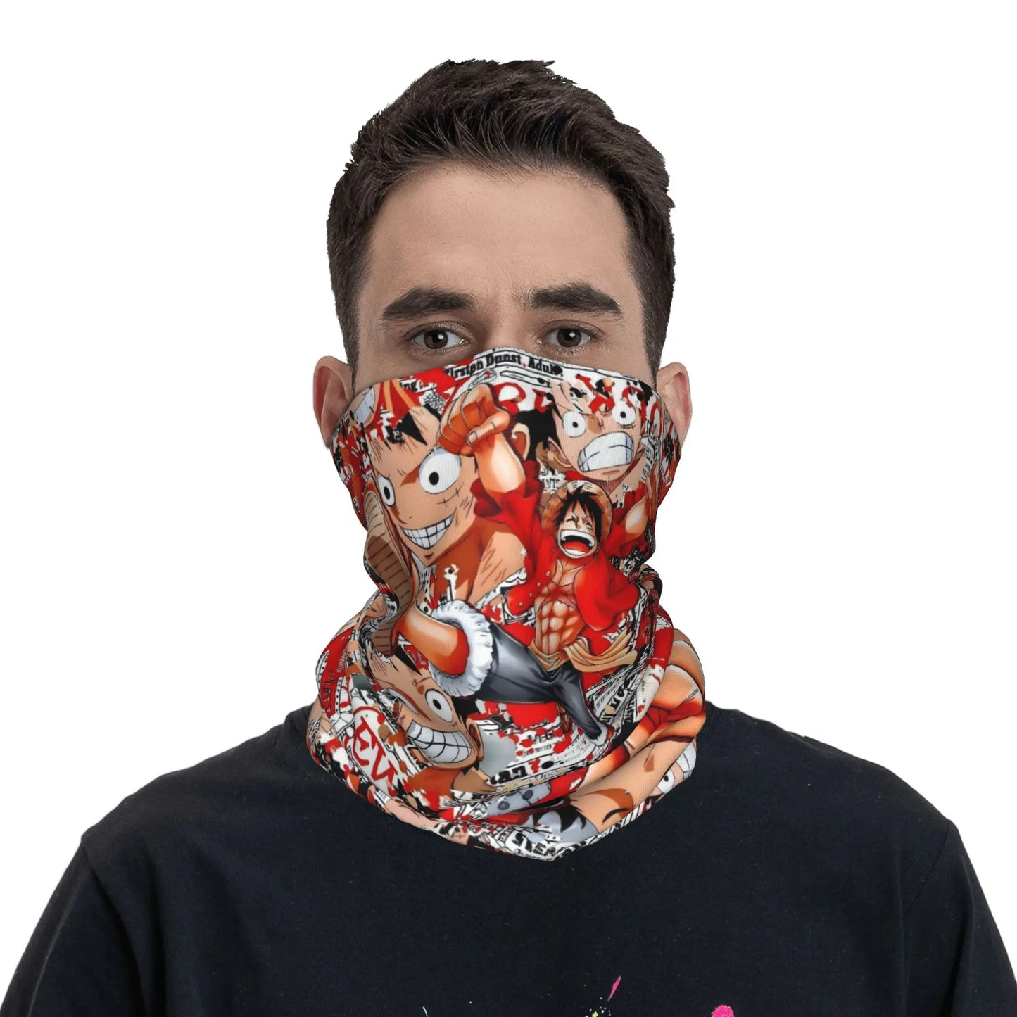 Bandana One Piece - Luffy Pomarańczowy