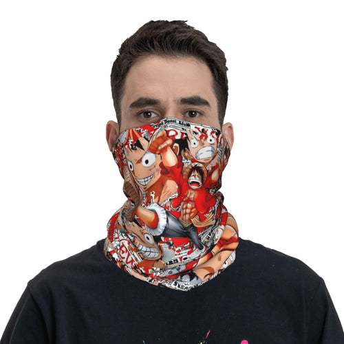 Bandana One Piece - Luffy Pomarańczowy