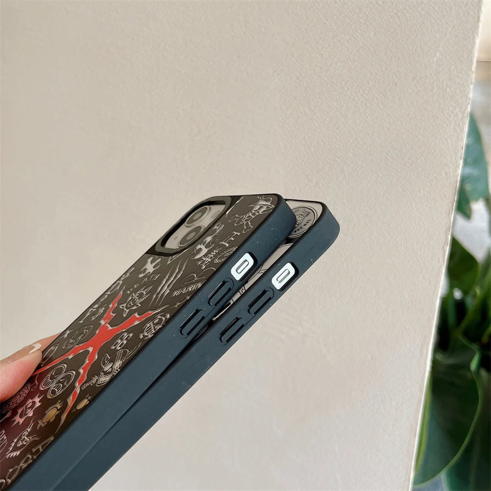 Etui na iPhone’a One Piece – Złota ilustracja Monkeya D. Luffy’ego