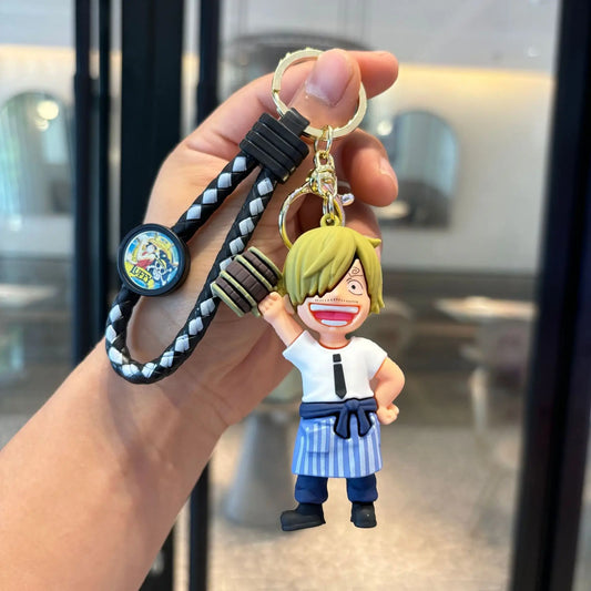 Brelok figurka One Piece – Sanji w niebieskim stroju z uśmiechem