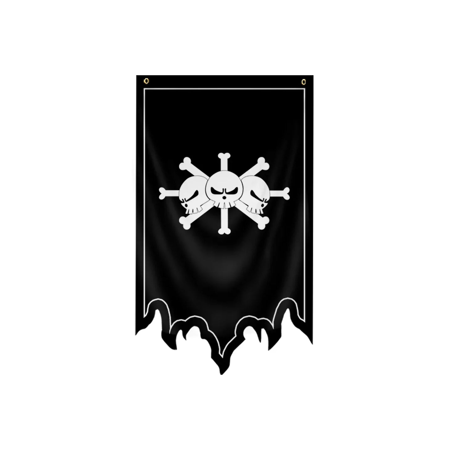 Flaga One Piece – Jolly Roger Piratów Bestii (Kaido)