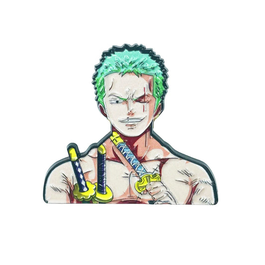 Przypinki One Piece – Roronoa Zoro w stylu Wano Kuni