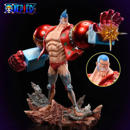 Statua One Piece – Franky Shogun „Iron Pirate” (figurka akcji 28.5cm)