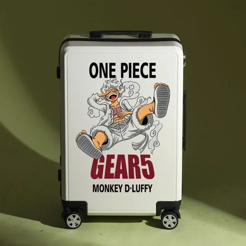 Walizka One Piece – Design Monkey D. Luffy Gear 5 (biała)