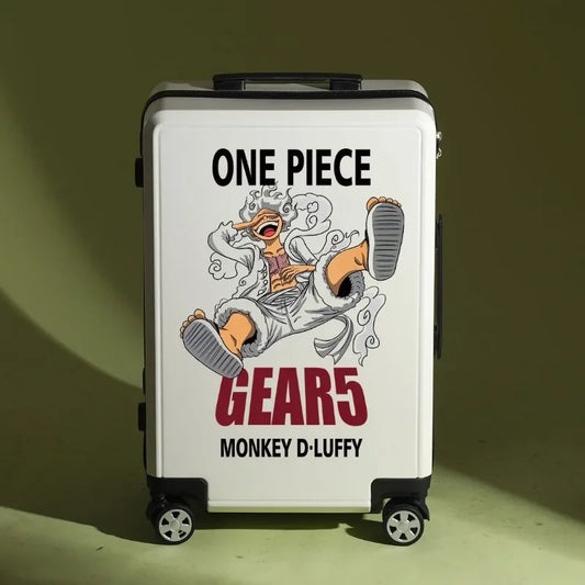 Walizka One Piece – Design Monkey D. Luffy Gear 5 (biała)