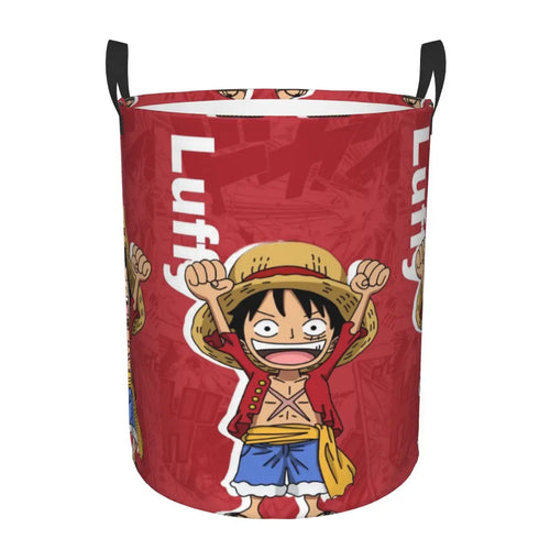 Kosz do przechowywania One Piece – klasyczny czerwony wzór Monkey D. Luffy’ego
