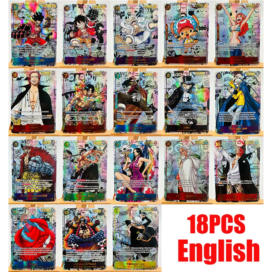Pakiet kart One Piece TCG – zestaw premium 18 sztuk (angielski)