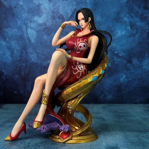 Figurka One Piece — Boa Hancock (siedząca poza na kolekcjonerskim tronie)