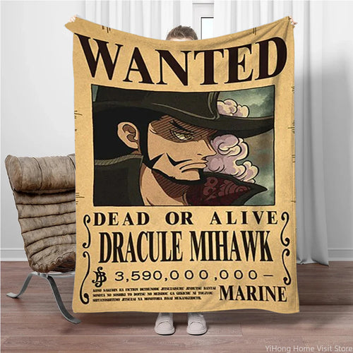 Plakat One Piece Wanted – Dracule Mihawk (Jastrzębie Oko)
