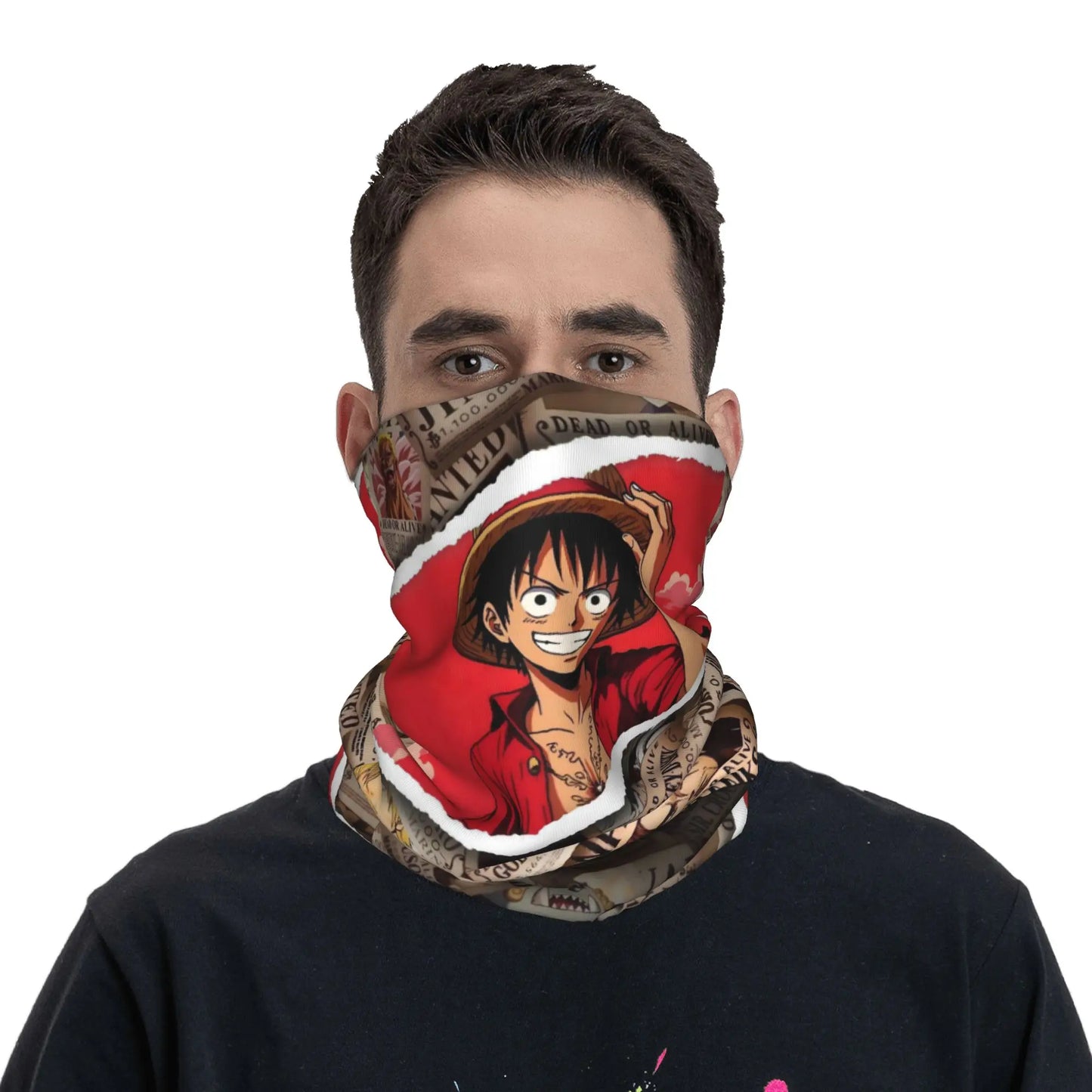 Bandana One Piece - Luffy Zbliżenie twarzy