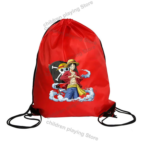 Worek ze sznurkiem One Piece – Monkey D. Luffy Czerwona scena akcji