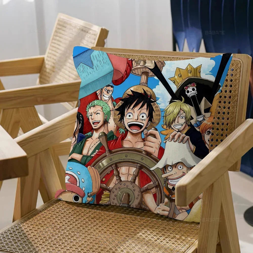 Poszewka na poduszkę One Piece - Cała załoga (Scena grupowa)