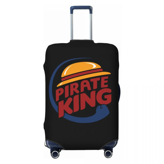 Pokrowiec na walizkę One Piece – napis „PIRATE KING” (styl logo)