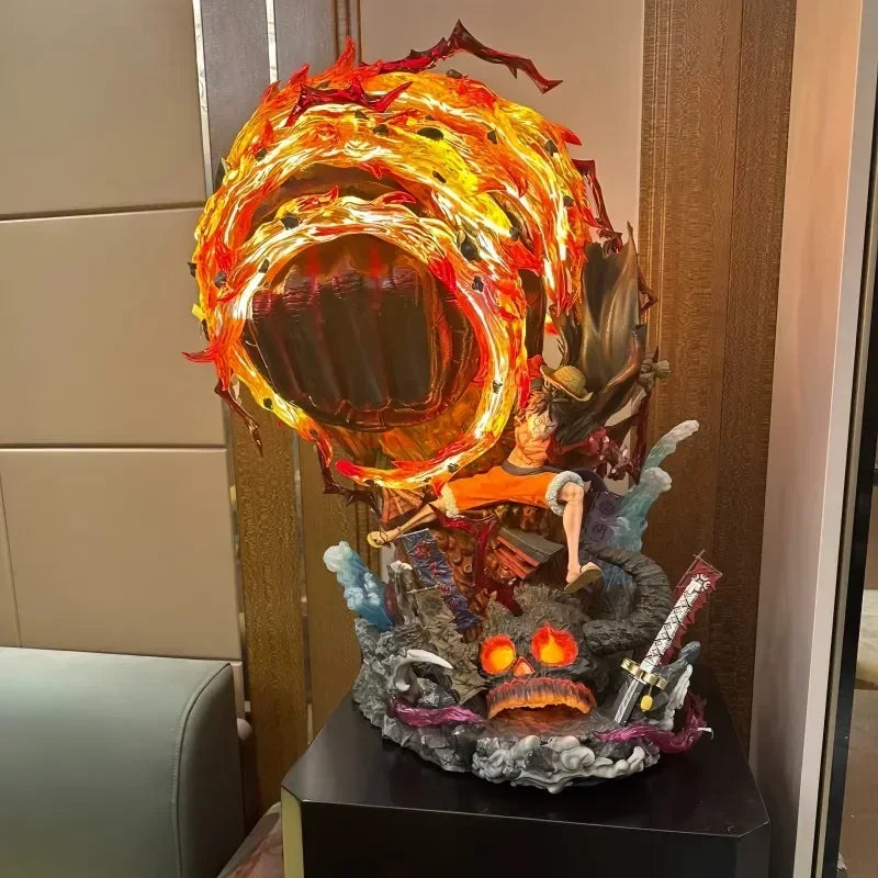 Figurka One Piece – Monkey D. Luffy (dynamiczny efekt ognia – ognista pięść)