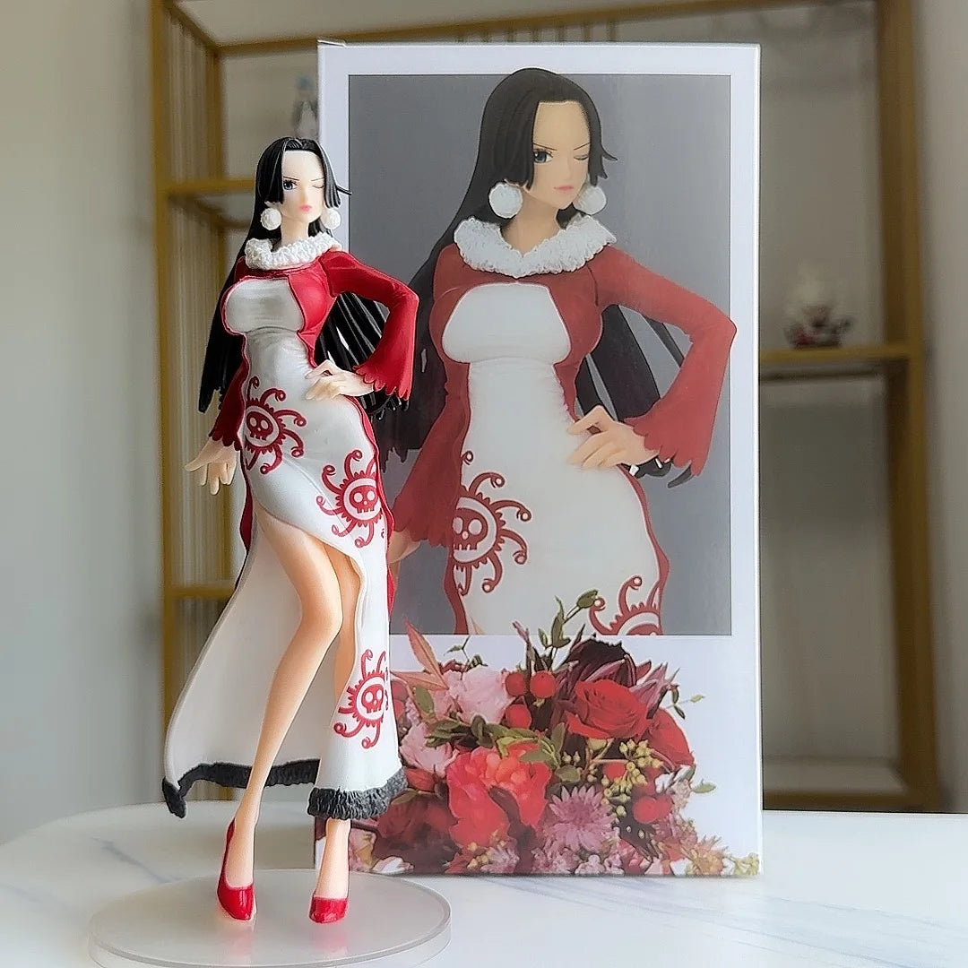 Figurka One Piece — Boa Hancock (czerwona suknia Pirackiej Cesarzowej)