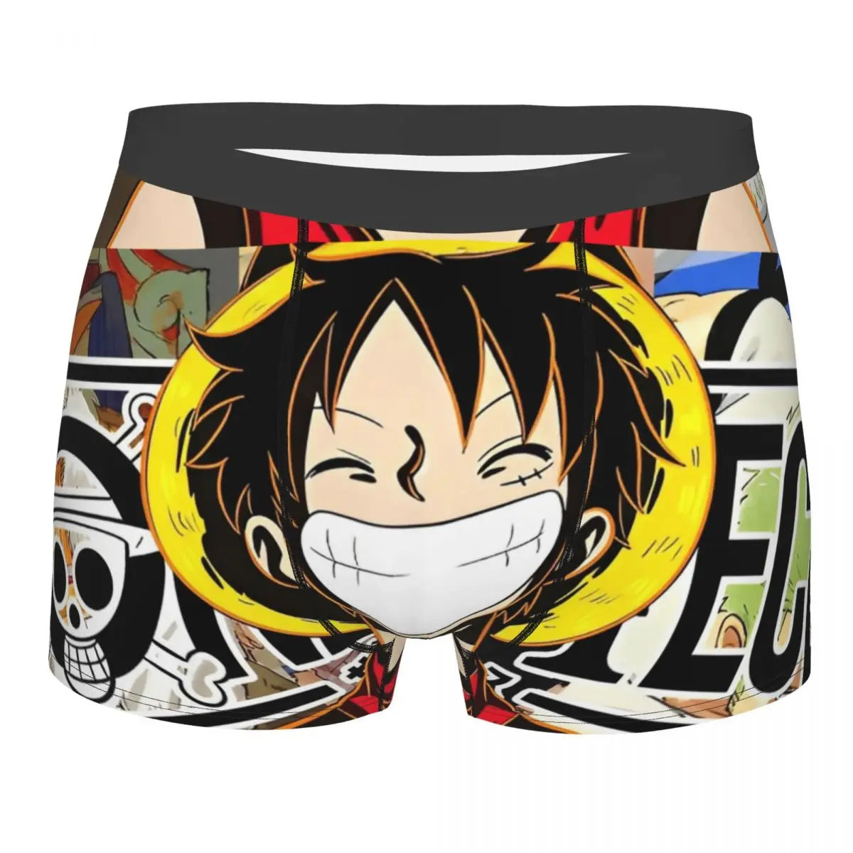 Bokserki – zbliżenie twarzy Luffy’ego