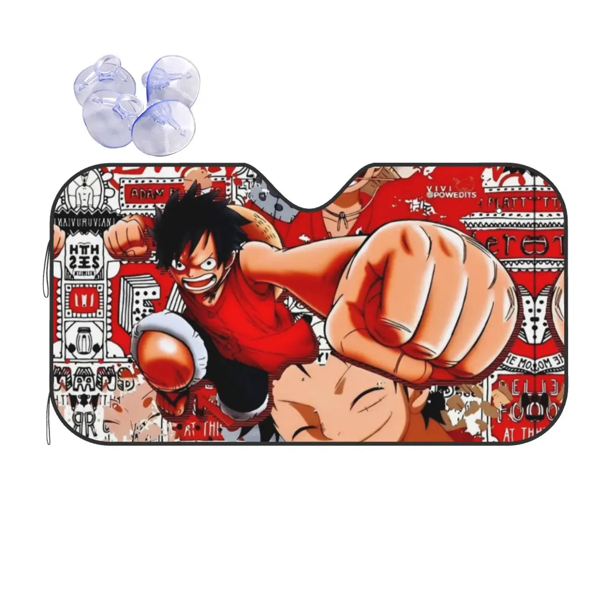 Przednia osłona przeciwsłoneczna One Piece – nawigacja Thousand Sunny HD