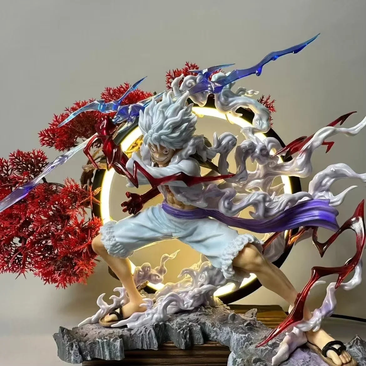 Figurka One Piece – Monkey D. Luffy Gear 4 (efekty fioletowej aury)