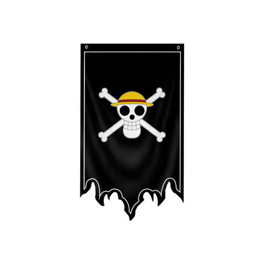 Flaga One Piece – Jolly Roger Monkey D. Luffy (klasyczna)
