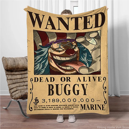Plakat One Piece Wanted – Buggy Klaun (Klaun Tysiąca Kawałków)