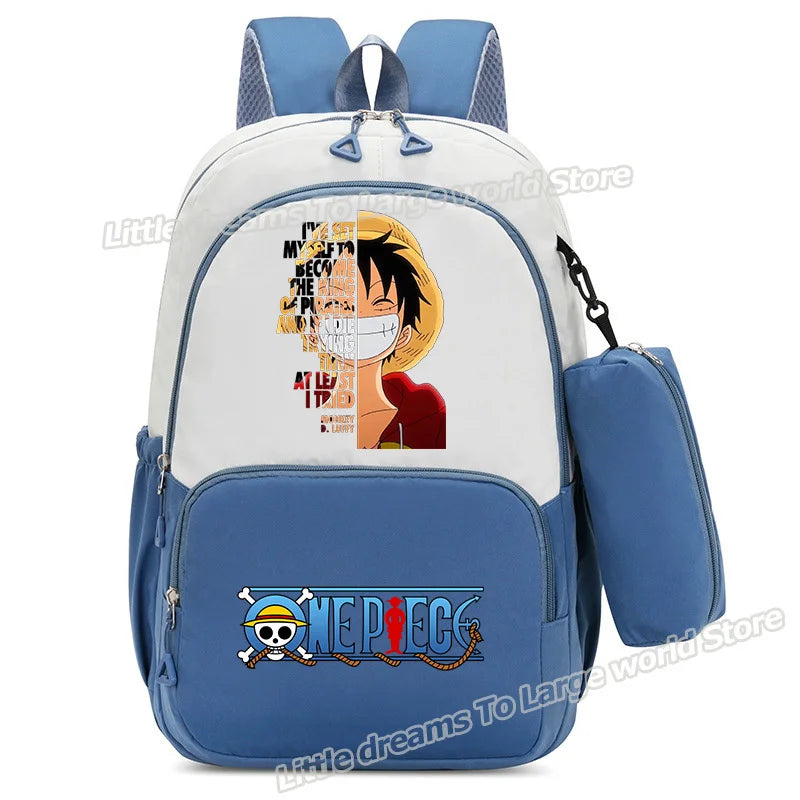Plecak One Piece – Uśmiechnięty Monkey D. Luffy w Słomkowym Kapeluszu