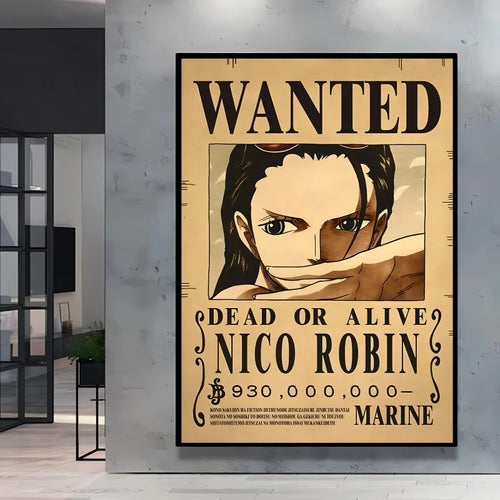 Plakat One Piece Wanted – Nico Robin (Dziecko Demona)
