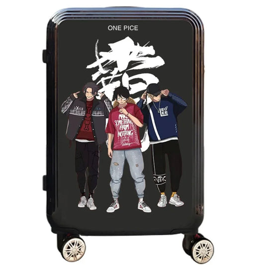 Walizka One Piece – Nowoczesne trio ASL: Ace, Sabo i Luffy