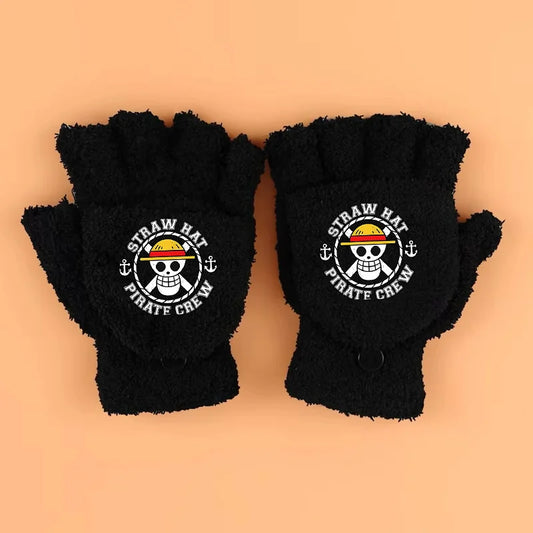 Rękawiczki One Piece – Klasyczny emblemat piracki