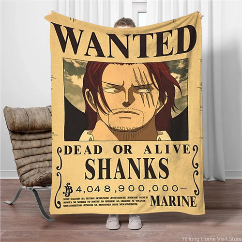 Plakat One Piece Wanted – Shanks Rudowłosy (Cesarz)