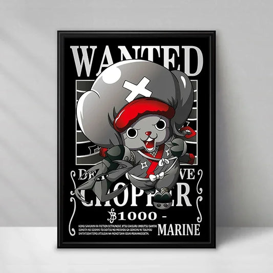 Plakat One Piece Wanted – Tony Tony Chopper (Uroczy)