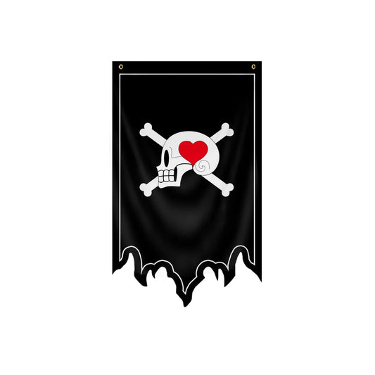 Flaga One Piece – Jolly Roger Portgasa D. Ace’a
