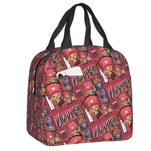 Torba termoizolacyjna One Piece – Tony Tony Chopper w czerwonym stylu mangi