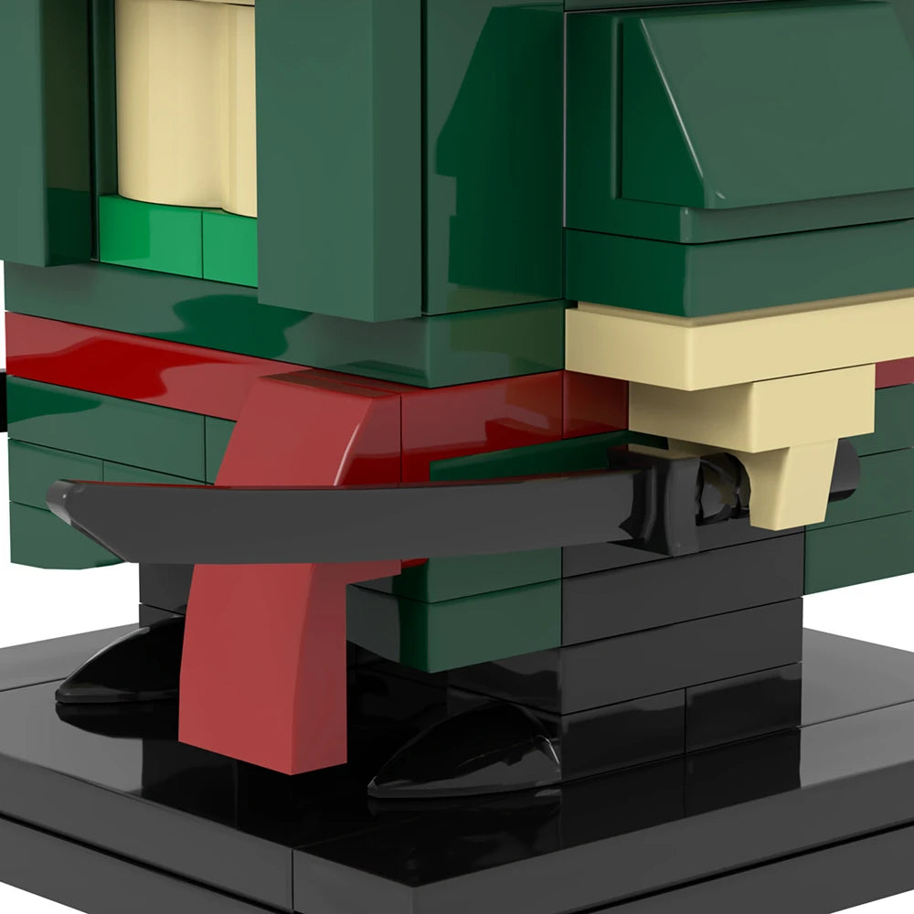 Figurka Lego One Piece – Roronoa Zoro (styl klockowy)