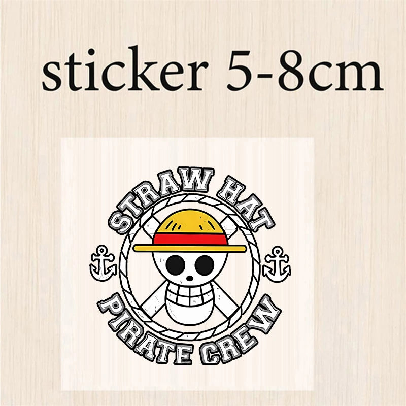 Naklejka One Piece – Logo czaszki Mugiwary