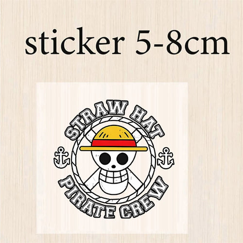 Naklejka One Piece – Logo czaszki Mugiwary
