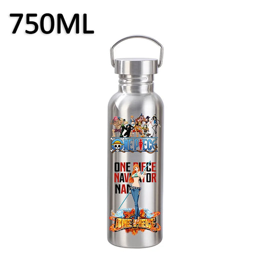 Butelka One Piece 750ml – Ilustracja mangowa Monkey D. Luffy’ego
