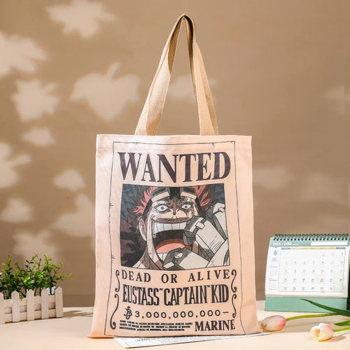 Torba typu tote One Piece – list gończy za rozpalonym Portgasem D. Ace’em