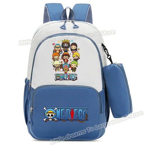 Plecak One Piece – Załoga Słomkowego Kapelusza w stylu chibi