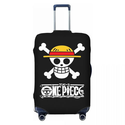 Pokrowiec na walizkę One Piece – Klasyczne logo czaszki Słomkowego Kapelusza