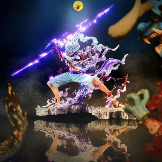 Figurka One Piece – Monkey D. Luffy Gear 4 (efekty fioletowej aury)