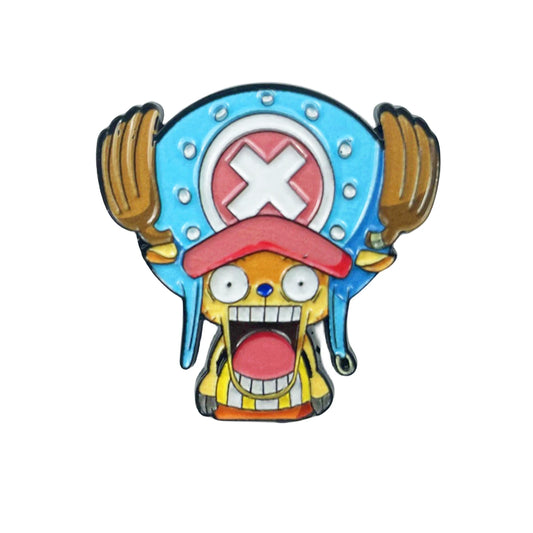 Przypinka One Piece – zszokowany Tony Tony Chopper (meme)