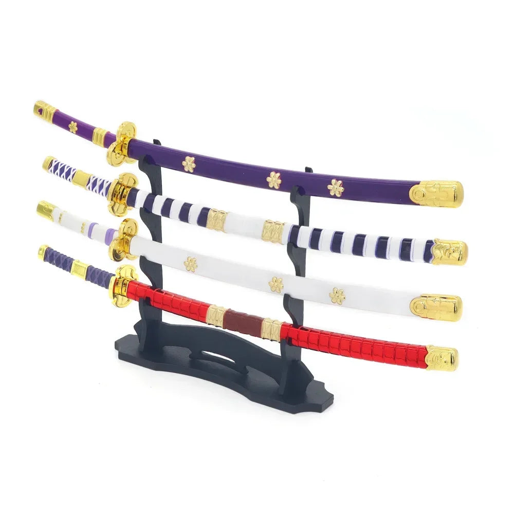 Miecz One Piece – zestaw 4 katan Roronoa Zoro (kolekcja broni)