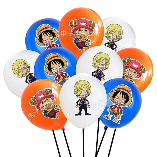 Bukiet balonów One Piece – portrety załogi (różne kolory)