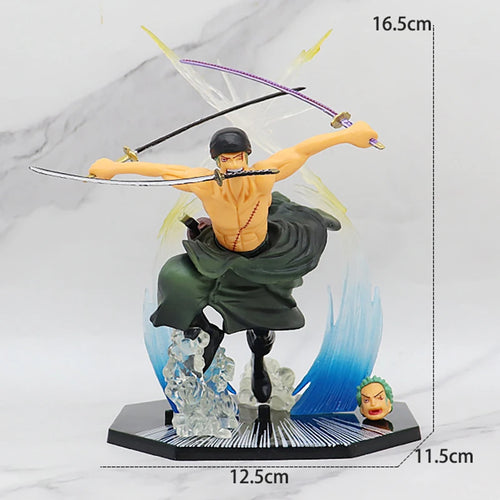 Figurka One Piece — Roronoa Zoro w stylu Wano Kuni (efekty cięć)