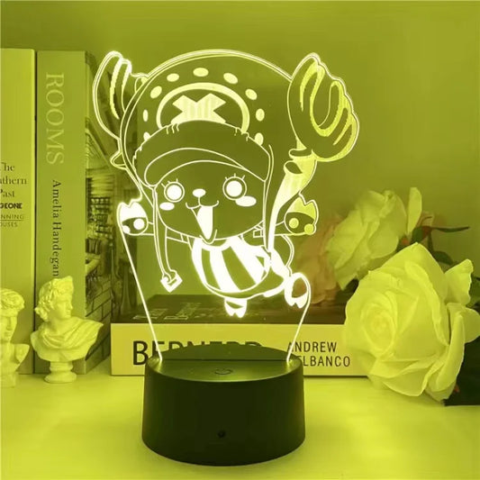 Lampka nocna LED One Piece – Tony Tony Chopper w Nowym Świecie (żółta)